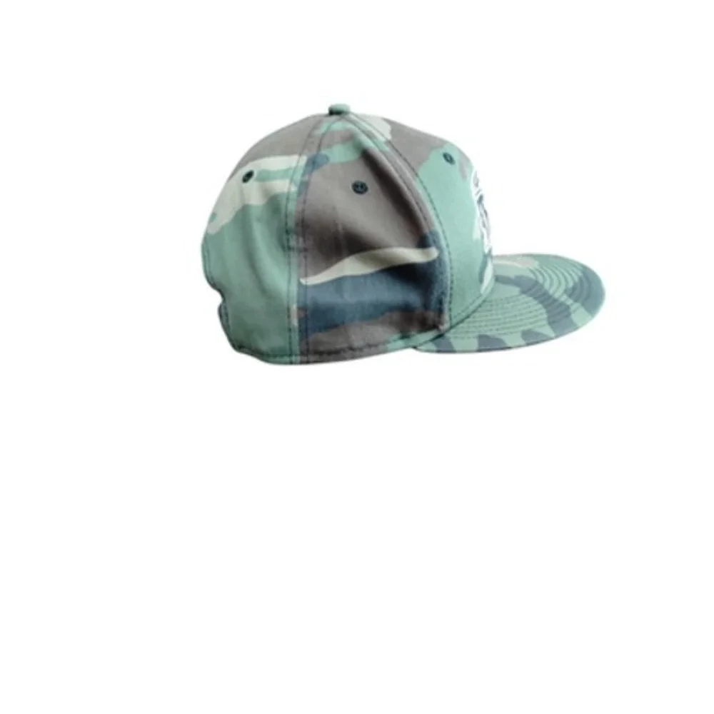 New Era Terra Hat Cap Snap Back One‎ Size Green Camo Patch Built To Dstry Mens